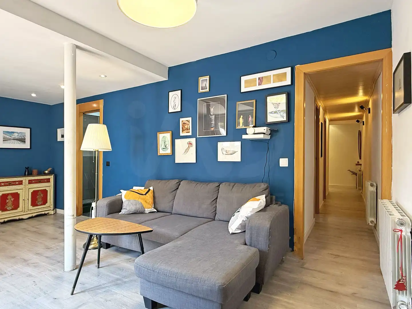 Sala d'estar de Àtic en venda en Barcelona amb Aire condicionat, Calefacció i Terrassa