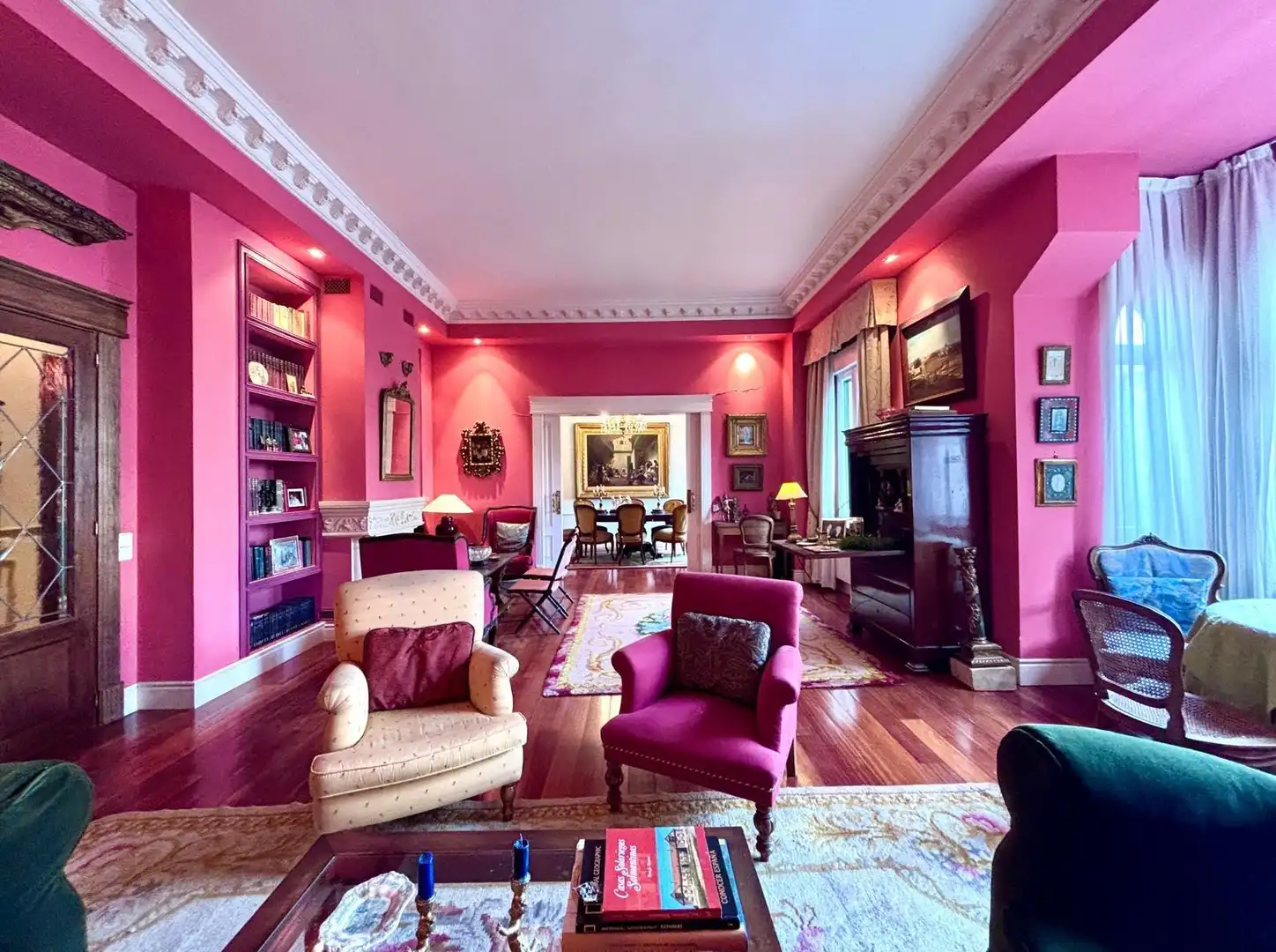 Sala de estar de Piso en venta en Salamanca con Jardín privado y Parquet