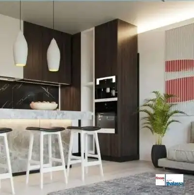 Küche von Wohnung zum Verkauf in Pineda de Mar mit Heizung