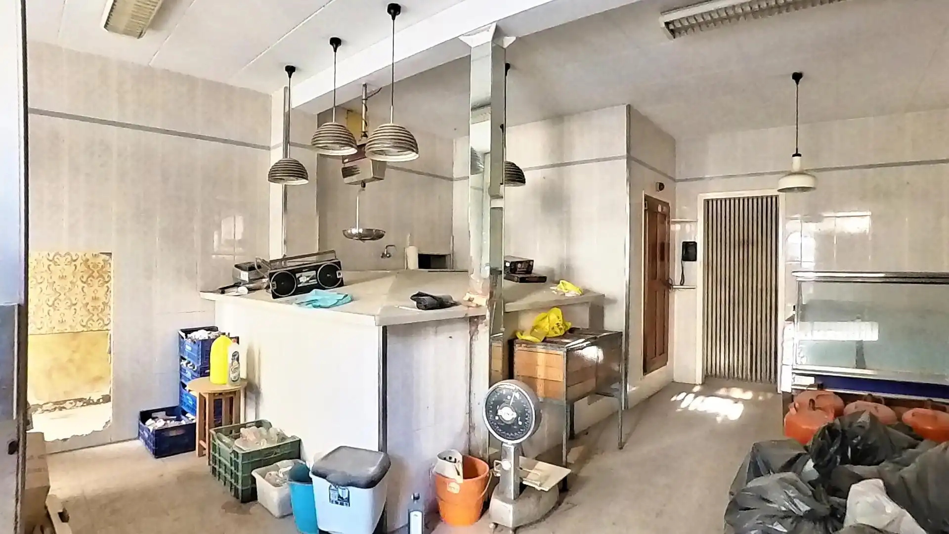 Cocina de Casa adosada en venta en Almacelles con Trastero, Amueblado y Balcón