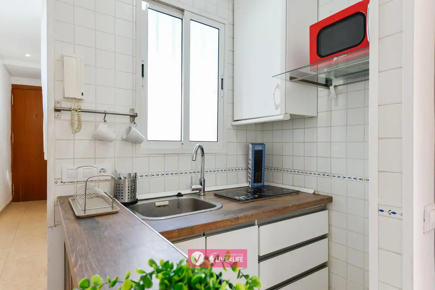 Cocina de Ático de alquiler en Sevilla con Aire acondicionado, Terraza y Amueblado