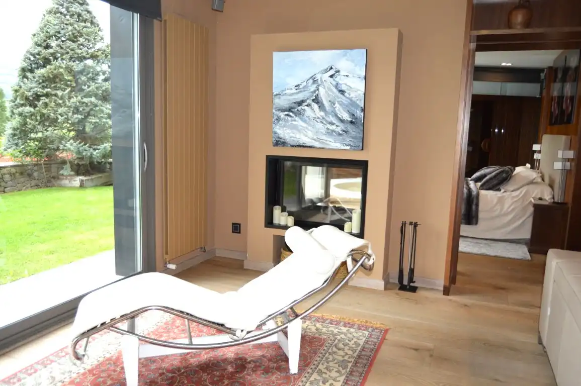 Sala de estar de Casa o chalet de alquiler en Prullans con Jardín privado, Parquet y Terraza