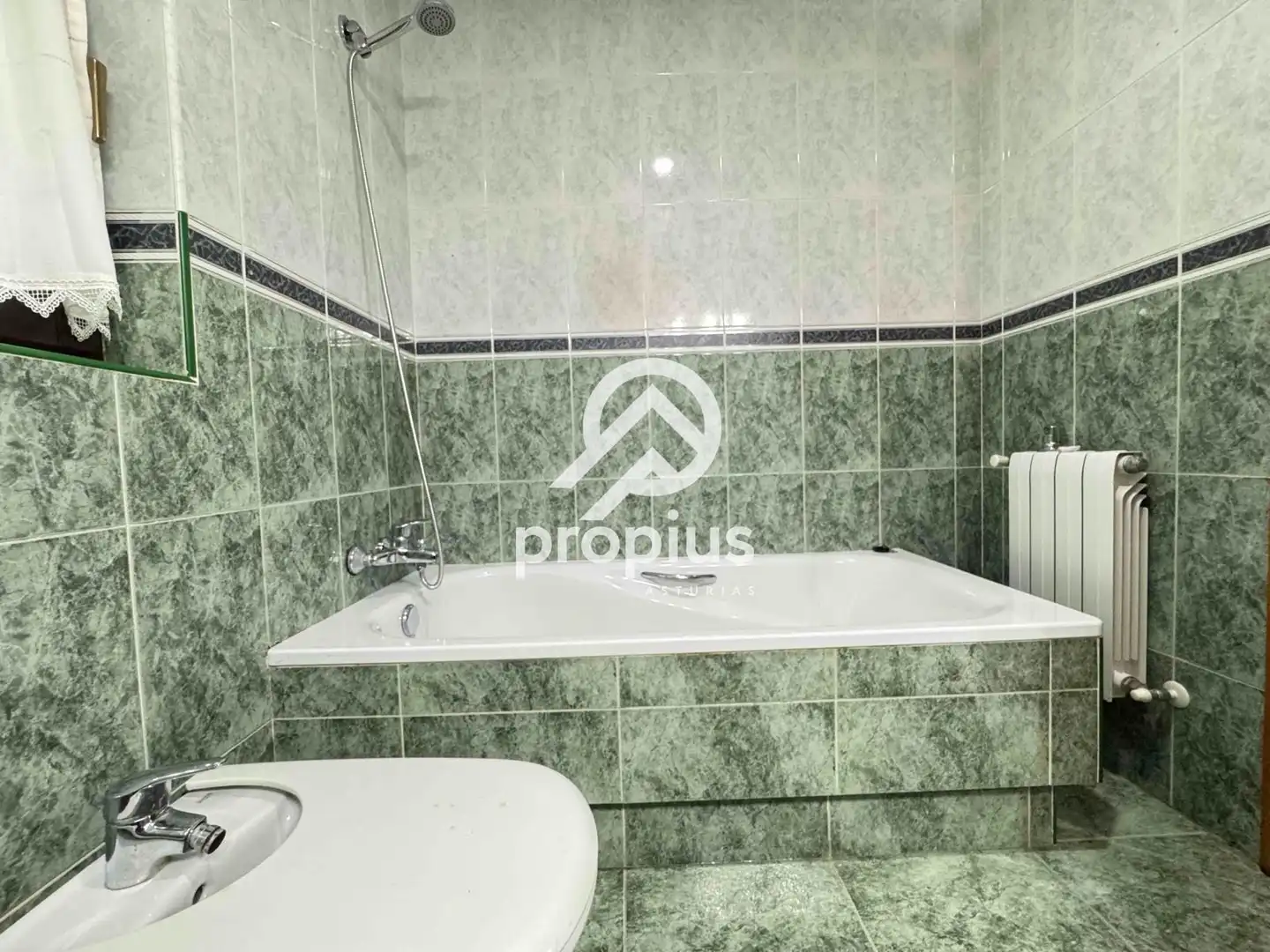 Baño de Casa adosada en venta en Piloña con Calefacción, Jardín privado y Parquet