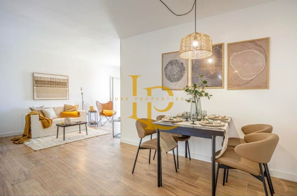 Dining room of Flat for sale in Rubí  with Parquet flooring, Terrace and Oven