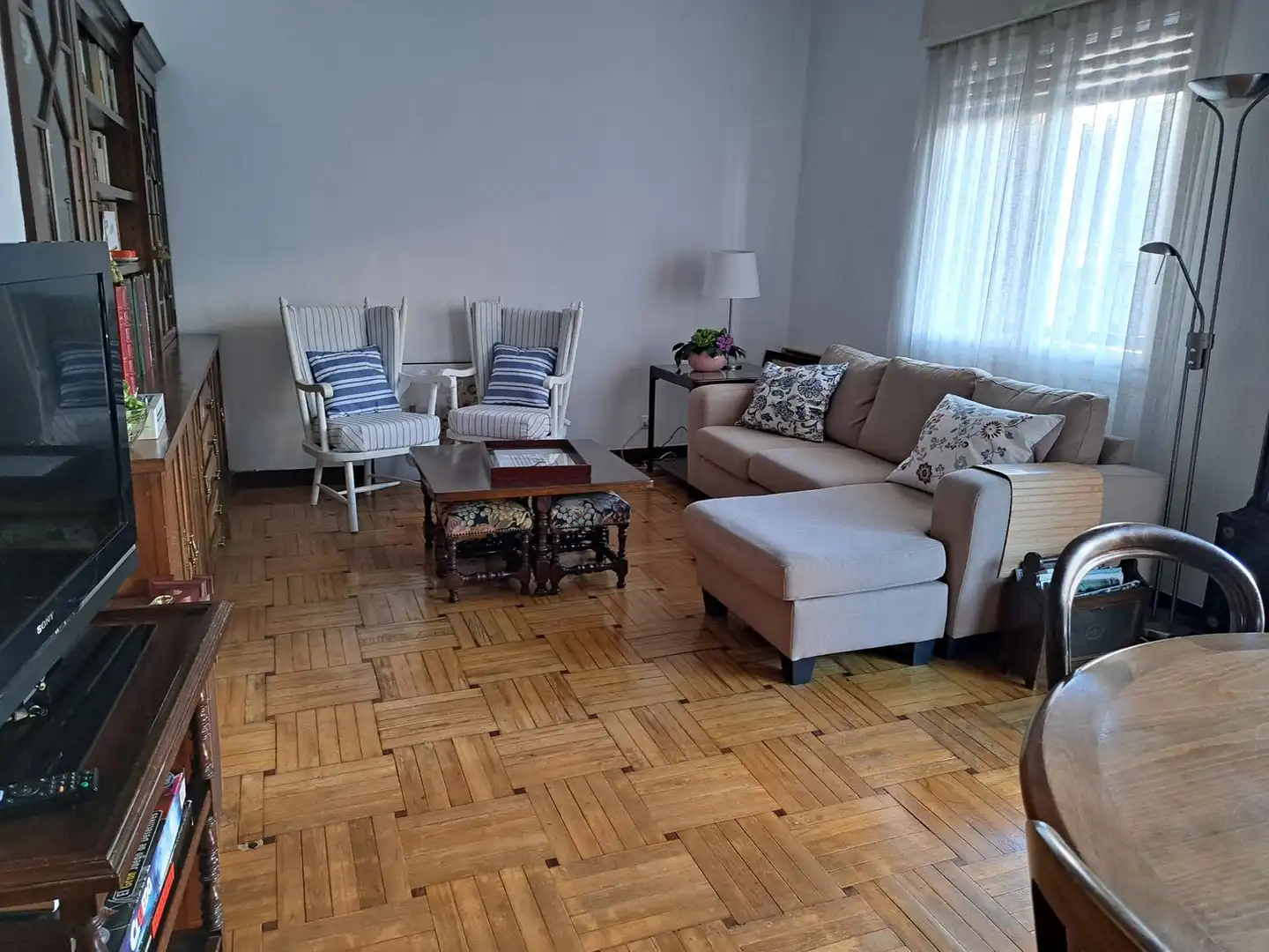 Wohnzimmer von Wohnung zum Verkauf in Gijón  mit Heizung, Terrasse und Schwimmbad