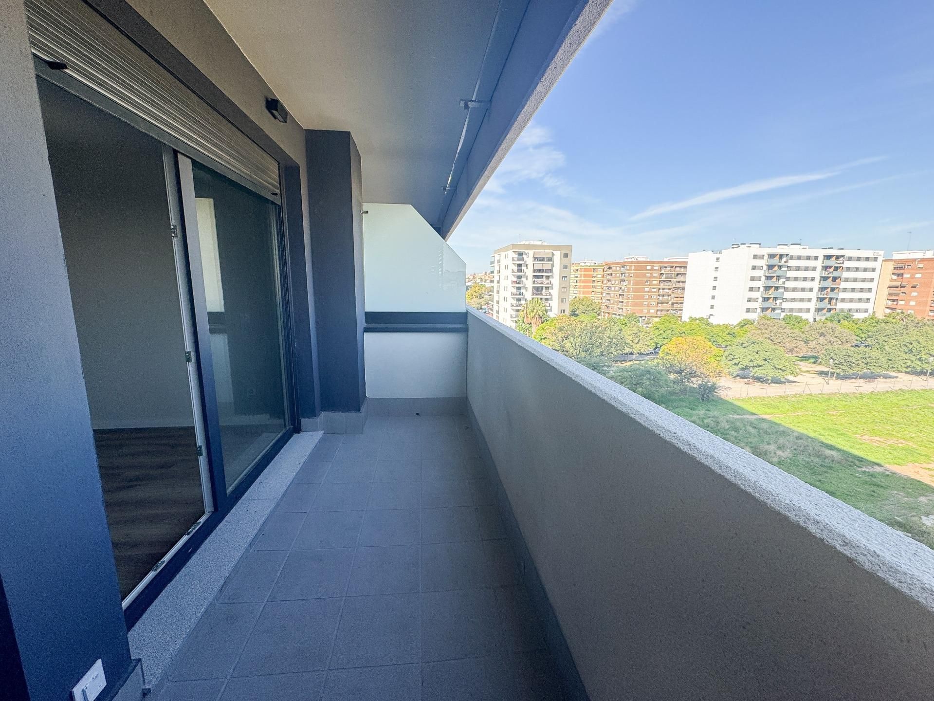 Balcony of Flat to rent in  Valencia Capital  with Air Conditioner, Heating and Terrace