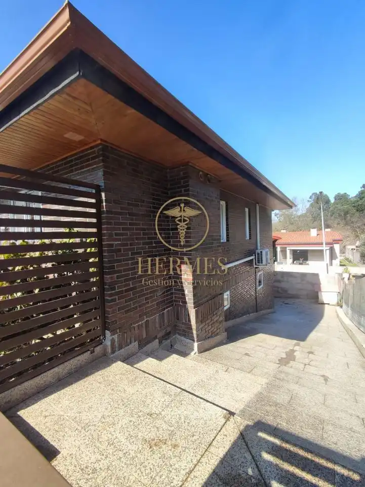 Vista exterior de Casa o chalet en venta en Mos con Calefacción, Jardín privado y Terraza
