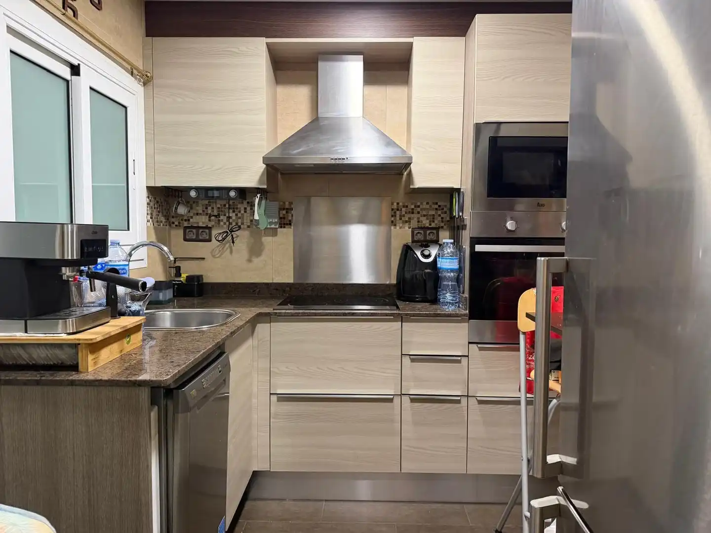 Kitchen of Flat for sale in Sant Feliu de Llobregat  with Heating and Terrace