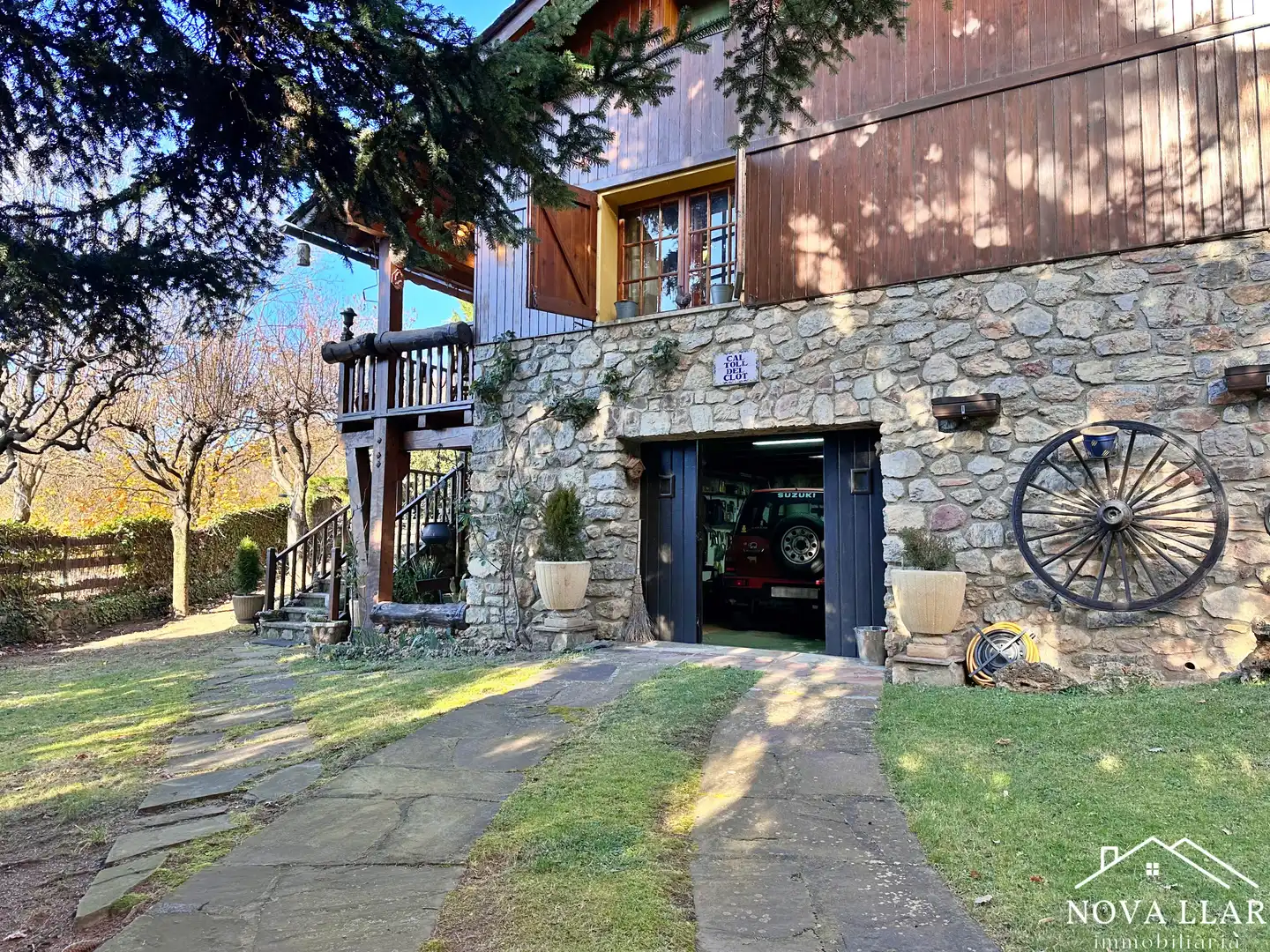 Vista exterior de Casa o chalet en venta en Ribes de Freser con Calefacción, Jardín privado y Parquet