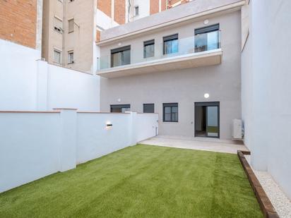 Exterior view of Flat for sale in  Barcelona Capital  with Air Conditioner, Parquet flooring and Terrace