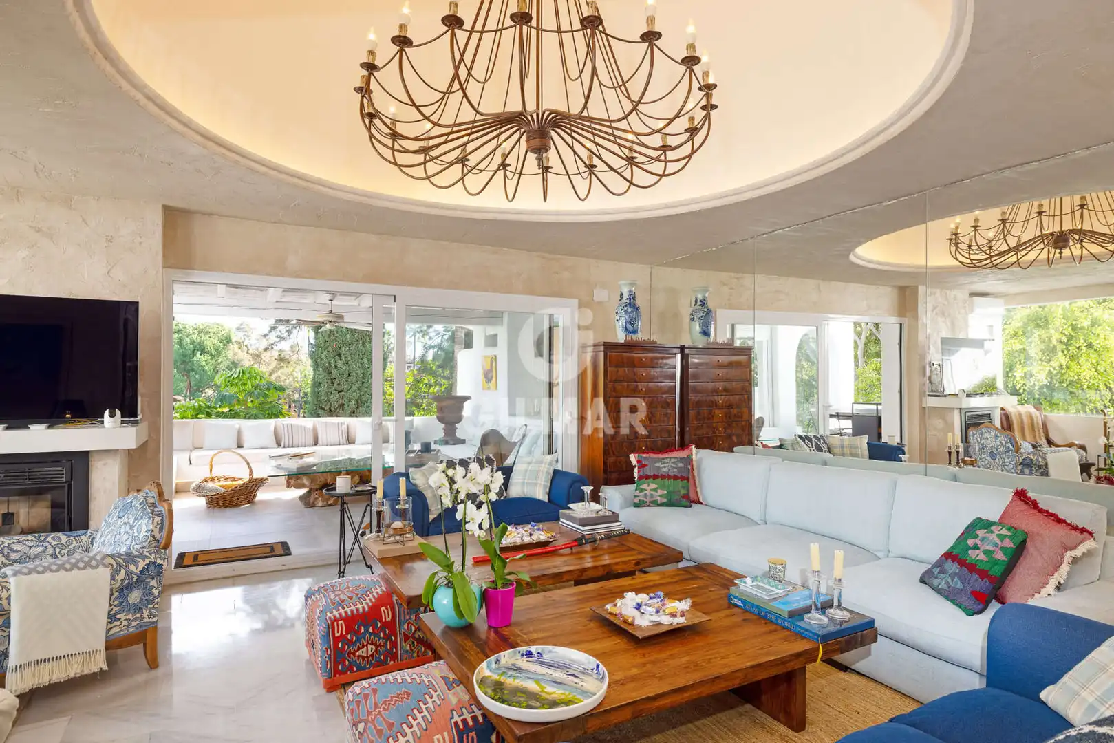 Wohnzimmer von Maisonette zum Verkauf in Estepona mit Heizung, Abstellraum und Balkon