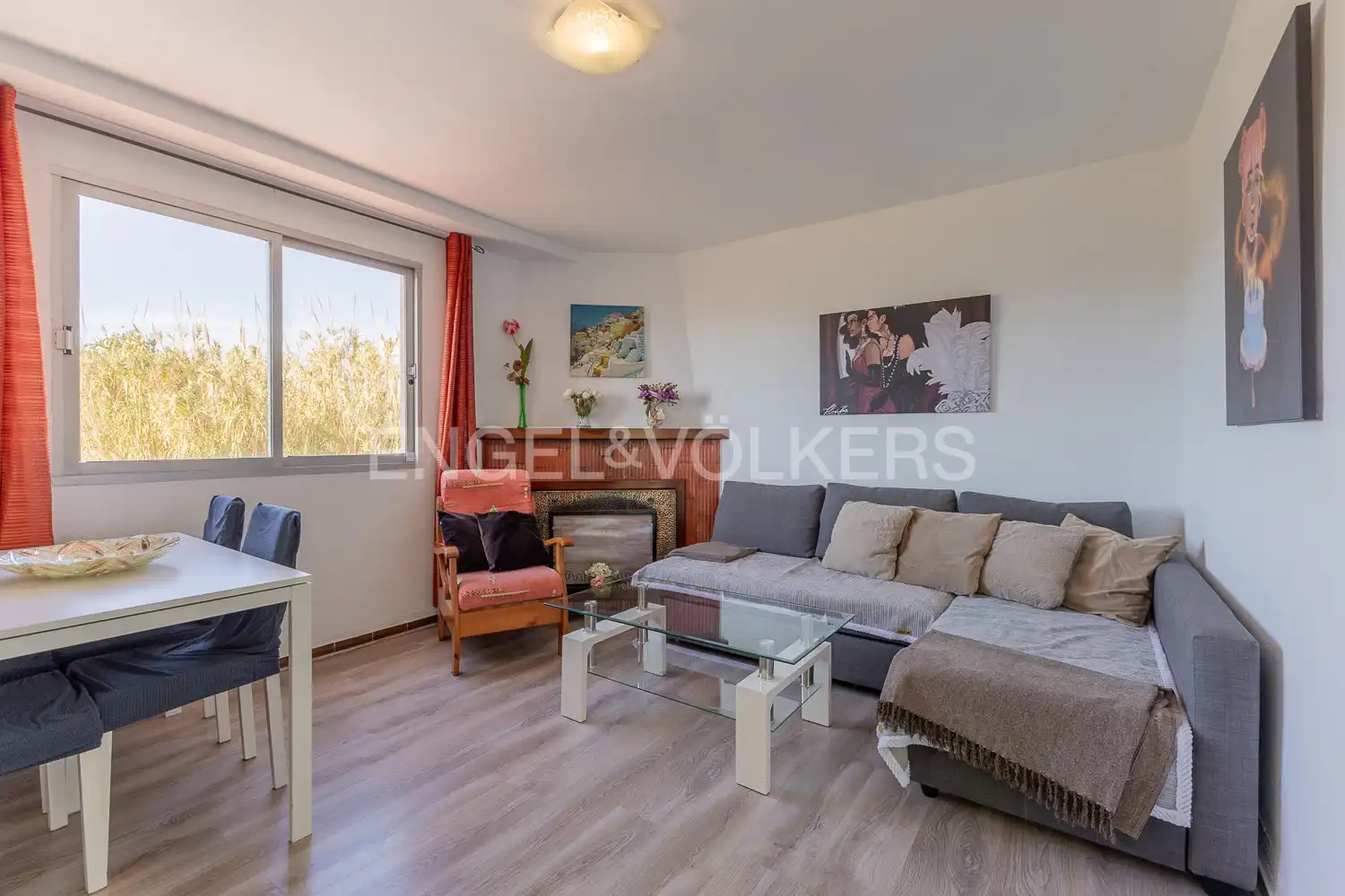 Living room of Houses for sale in Gandia  with Heating, Private garden and Balcony