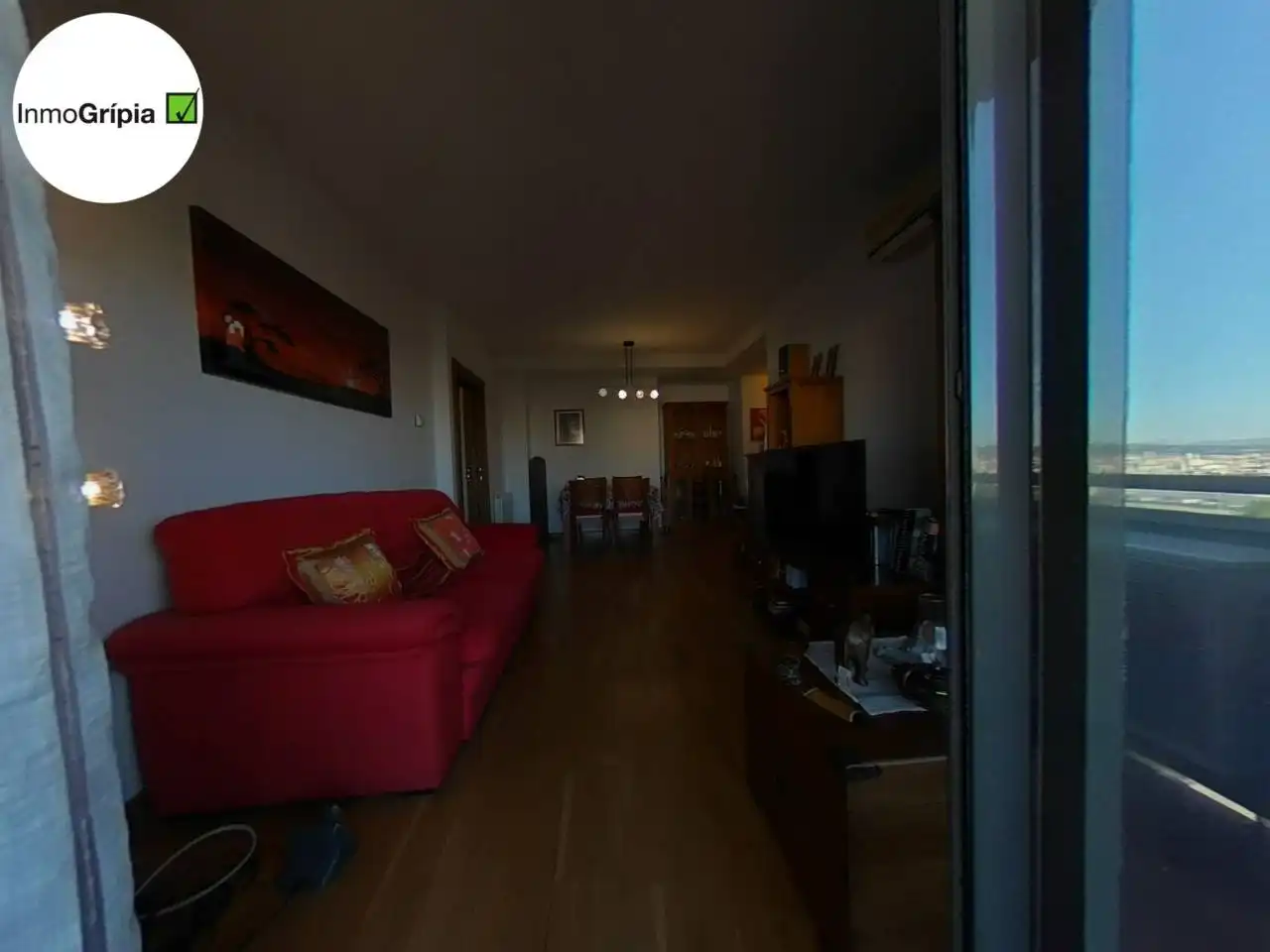 Wohnzimmer von Wohnung zum Verkauf in Terrassa mit Klimaanlage, Heizung und Parkett