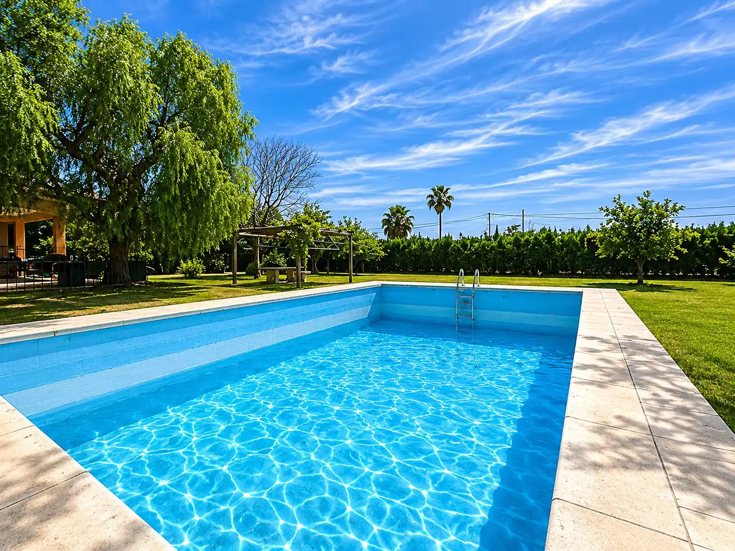 Swimming pool of Houses for sale in Sevilla  with Storage room and Swimming Pool