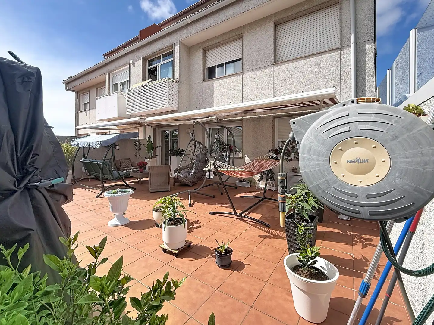 Terrace of Flat for sale in Ribadumia  with Heating and Terrace