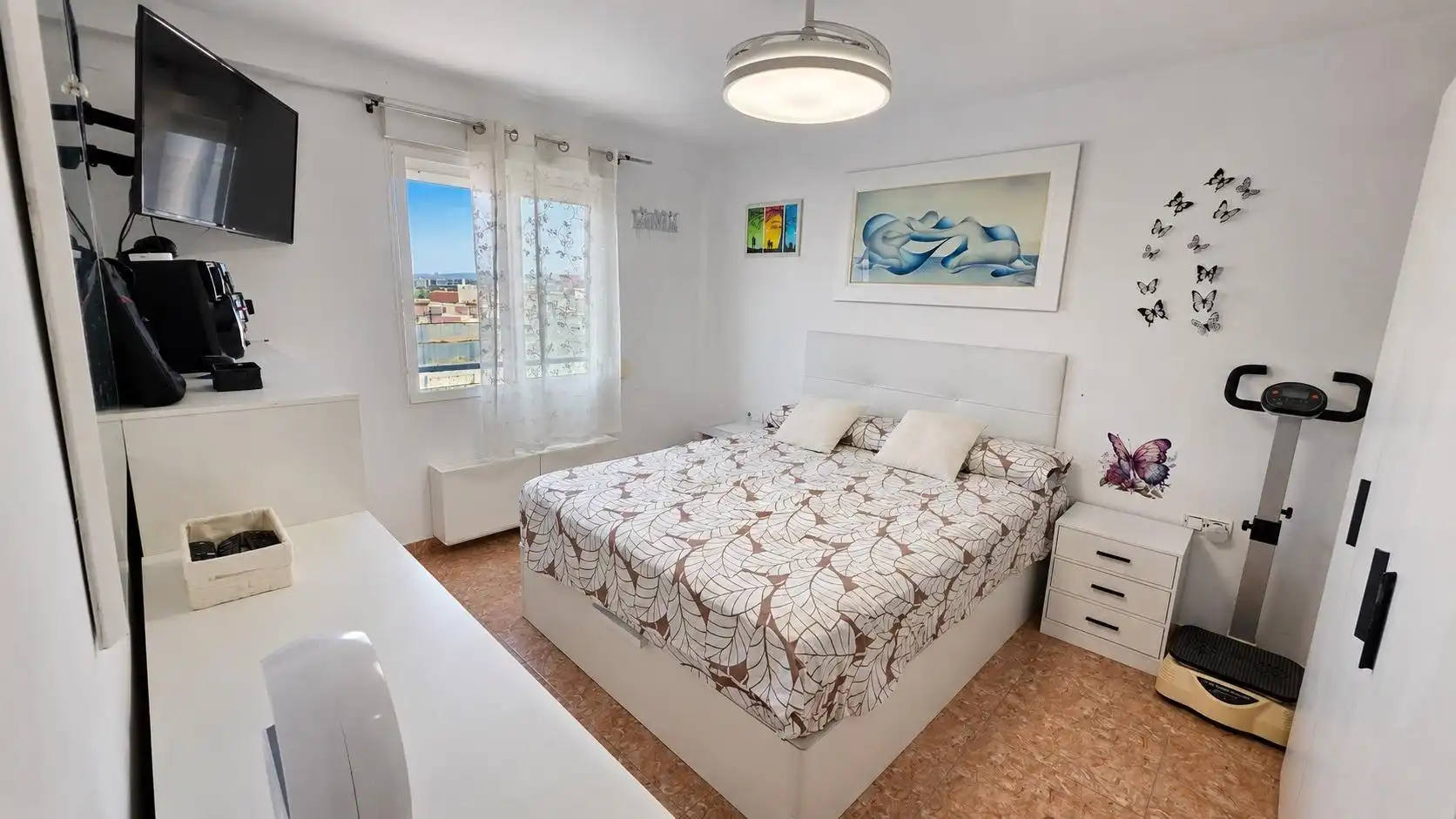 Bedroom of Flat for sale in Paterna  with Air Conditioner and Balcony