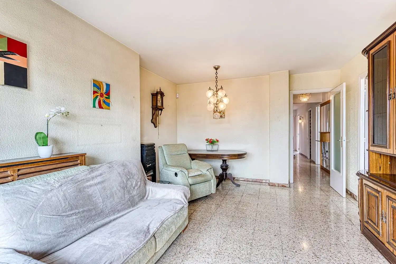 Living room of Flat for sale in Igualada  with Heating and Balcony