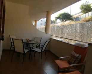 Terrassa de Apartament de lloguer en Mazarrón amb Terrassa, Moblat i Balcó