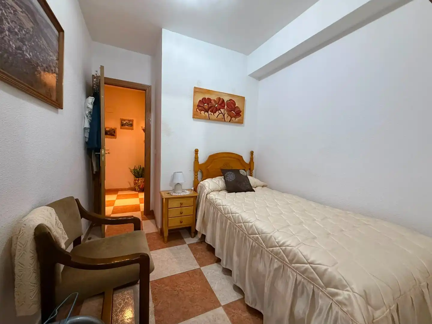 Bedroom of Flat for sale in Madrid  with Air Conditioner, Heating and Terrace
