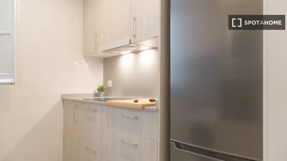 Kitchen of Flat for rent in Madrid  with Air Conditioner, Heating and Furnished