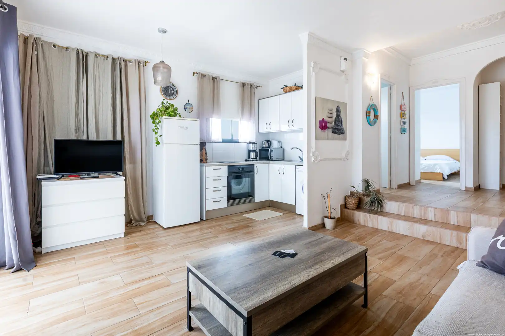 Sala de estar de Apartamento de alquiler en Arona con Aire acondicionado, Calefacción y Parquet