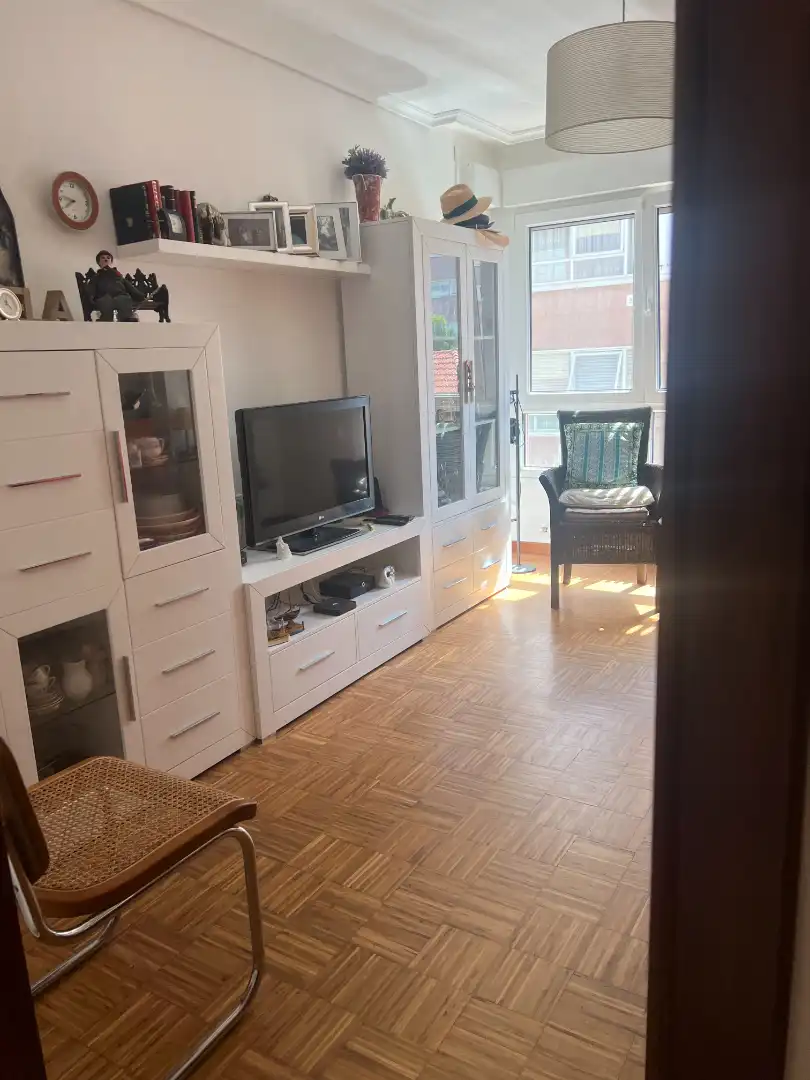 Living room of Apartments for sale in Baiona  with Heating, Furnished and Washing machine