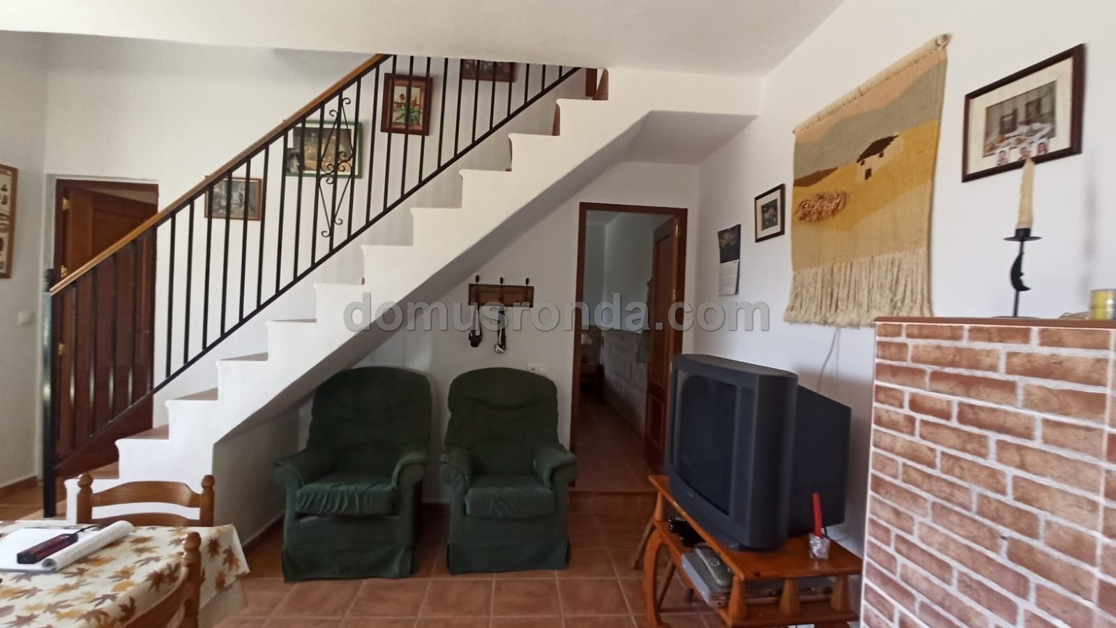 Wohnzimmer von Country house zum verkauf in Cuevas del Becerro mit Möbliert