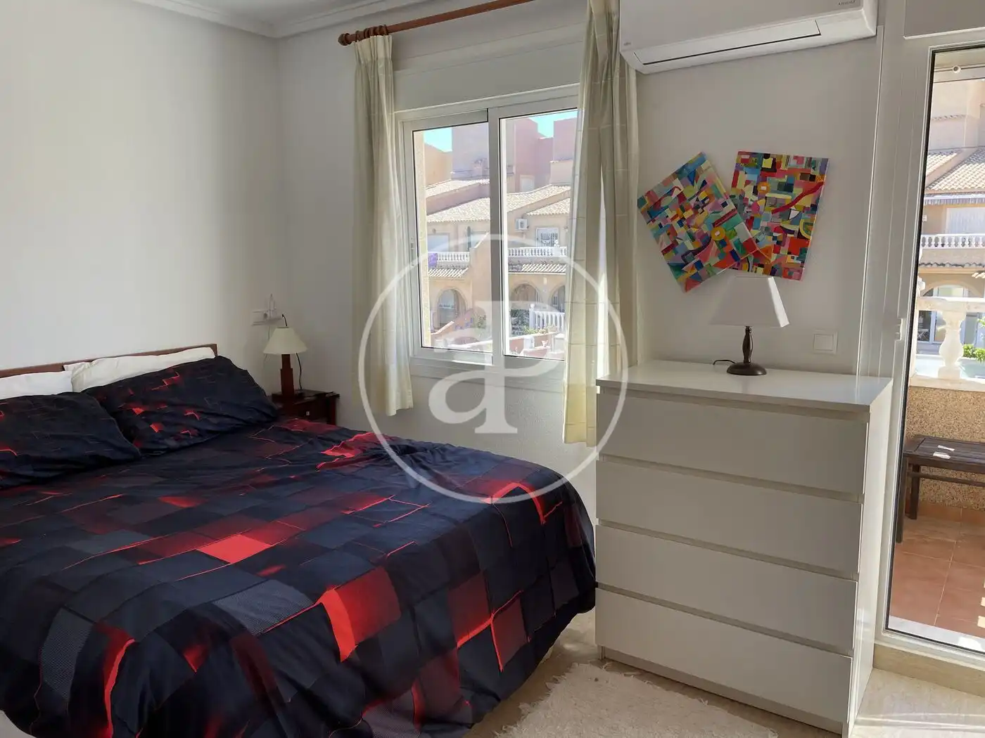 Bedroom of Duplexes for rent in Santa Pola  with Air Conditioner, Heating and Private garden