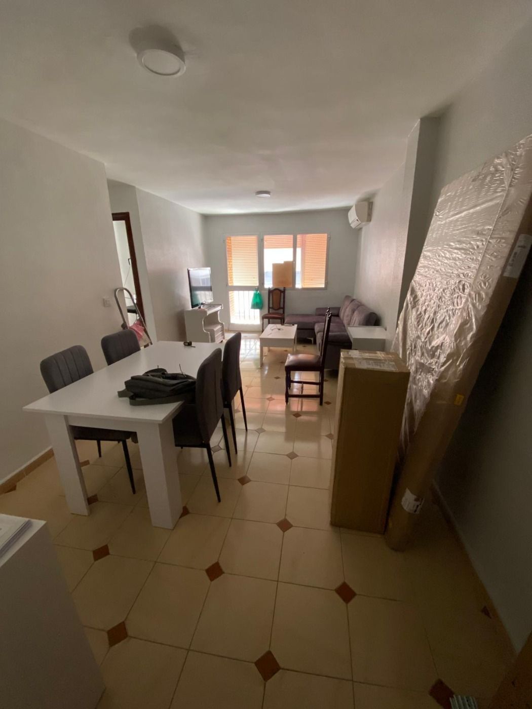 Sala d'estar de Pis de lloguer en  Sevilla Capital amb Aire condicionat, Calefacció i Terrassa
