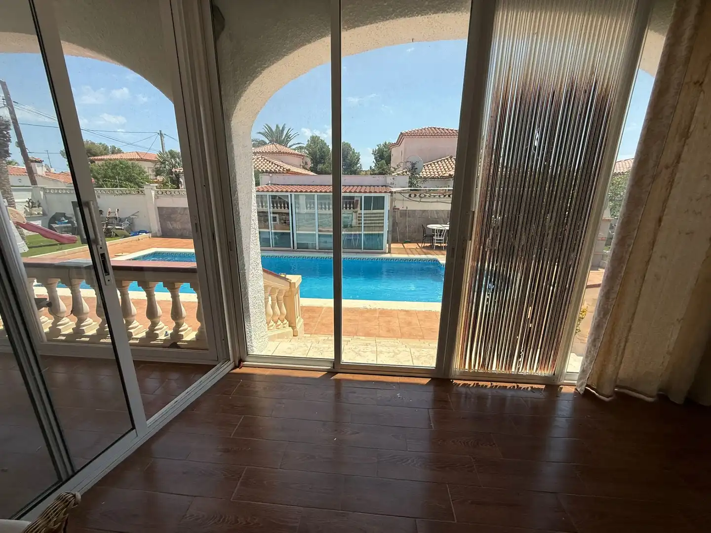 Piscina de Casa o xalet en venda en Mont-roig del Camp amb Aire condicionat, Jardí privat i Terrassa