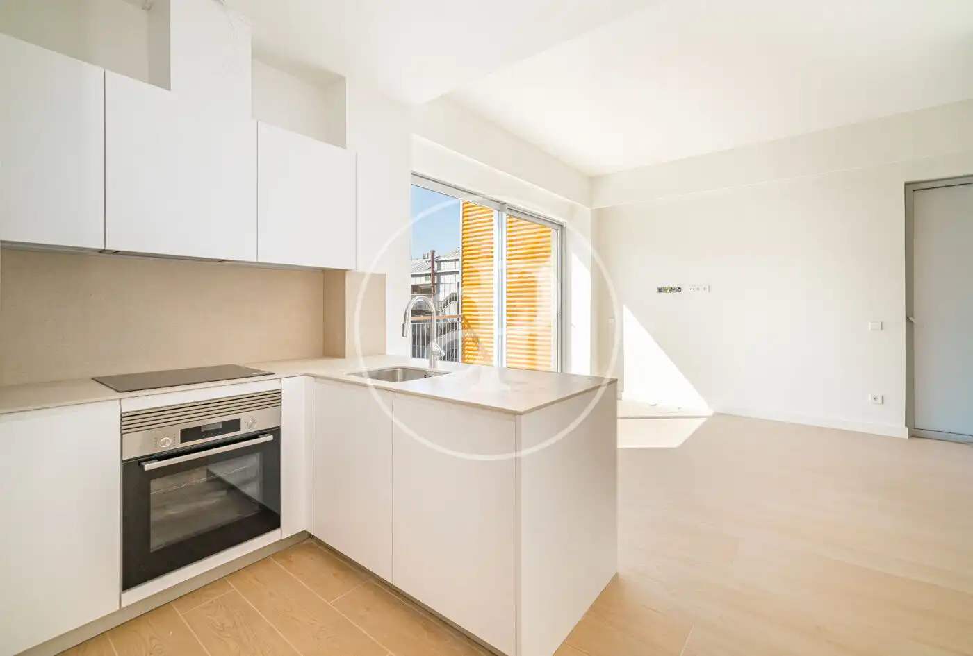 Kitchen of Flat for rent in Madrid  with Air Conditioner, Heating and Private garden