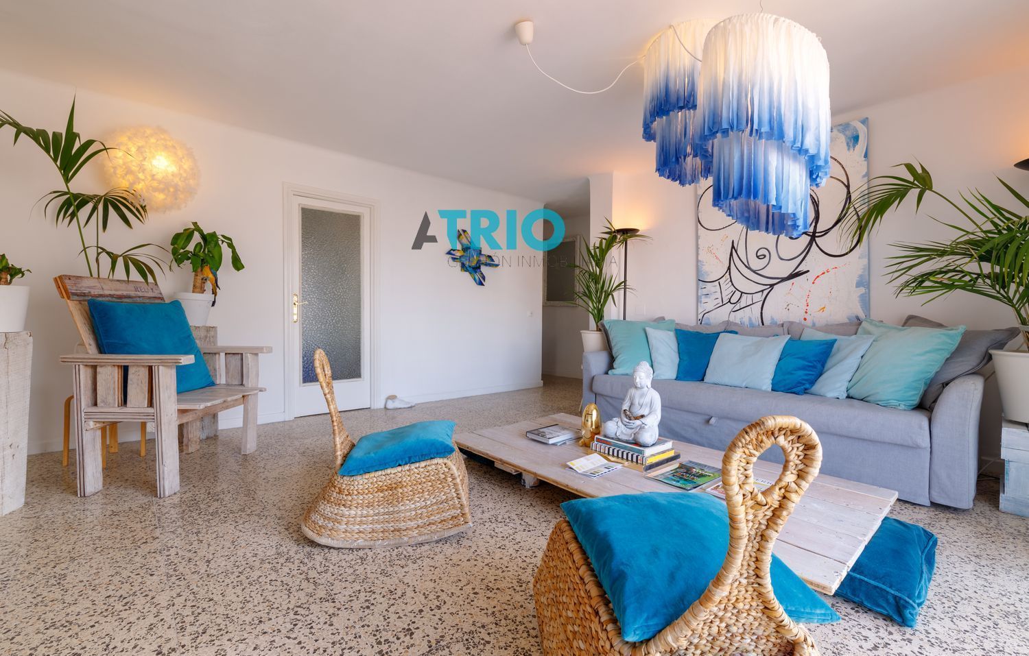 Living room of Attic for sale in  Palma de Mallorca  with Air Conditioner, Heating and Terrace