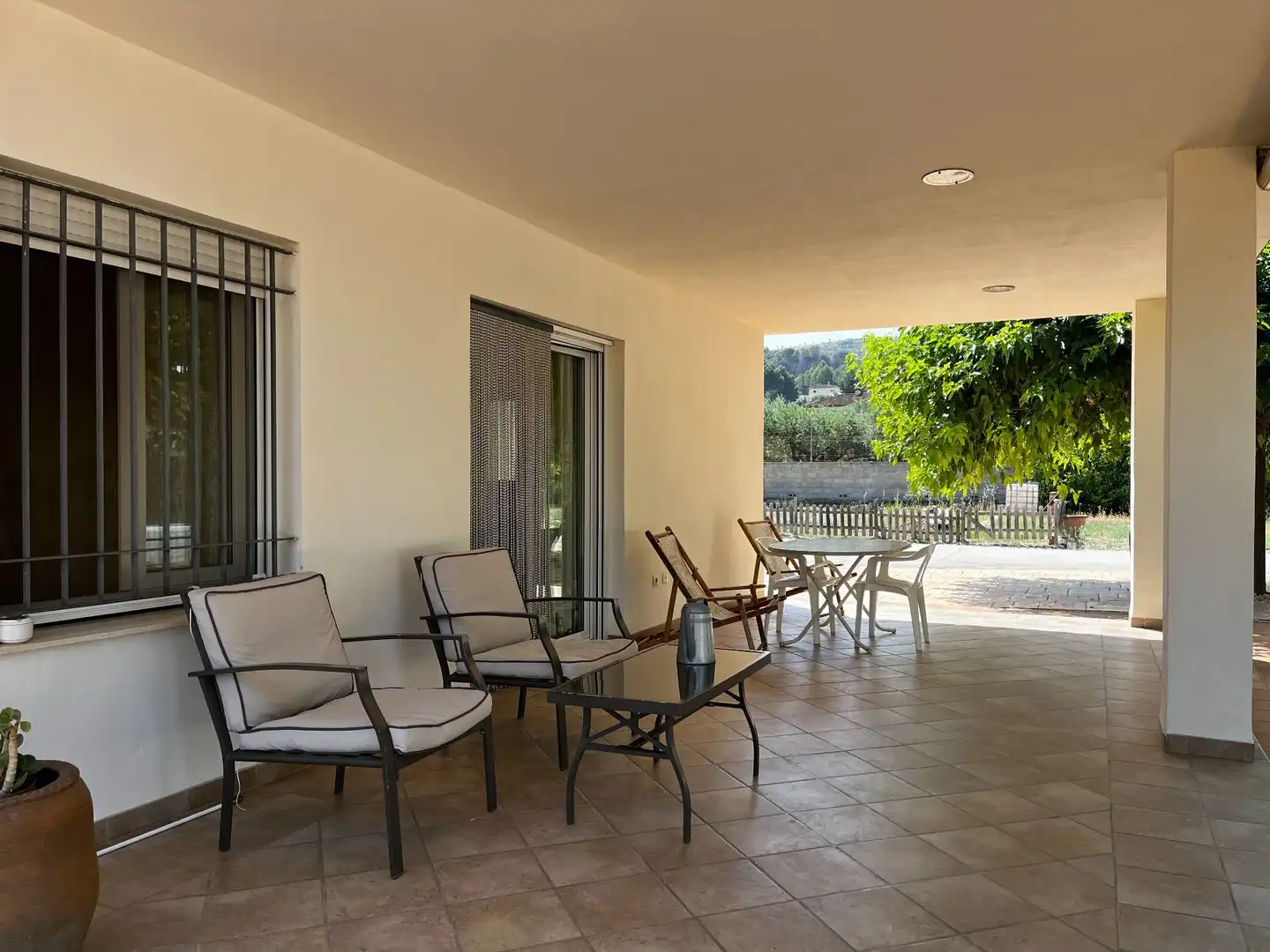 Terrassa de Casa o xalet en venda en Ontinyent amb Aire condicionat, Calefacció i Jardí privat