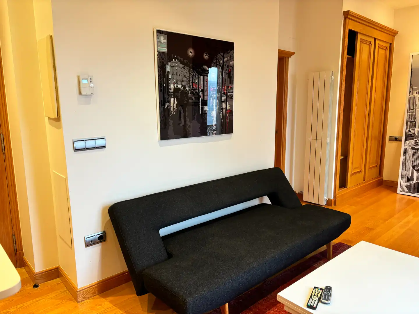 Sala de estar de Estudio de alquiler en Vigo  con Calefacción, Amueblado y Horno