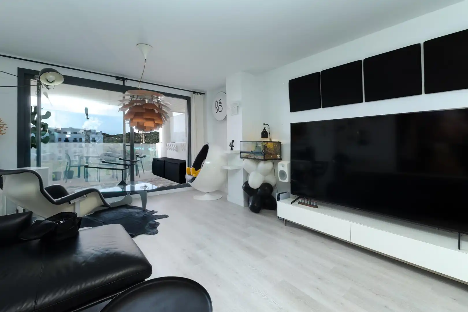 Sala de estar de Apartamento en venta en Mijas con Aire acondicionado, Terraza y Balcón