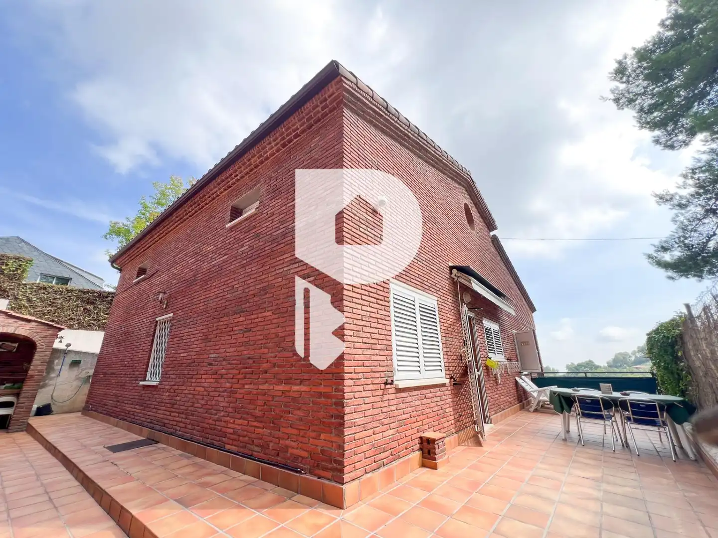 Exterior view of Houses for sale in Corbera de Llobregat  with Air Conditioner, Terrace and Storage room