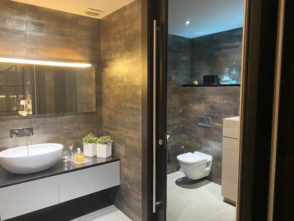 Bathroom of Office for sale in Granollers  with Air Conditioner and Heating