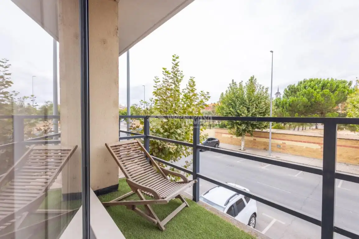 Balcony of Flat for rent in Santa Marta de Tormes  with Air Conditioner, Heating and Community pool