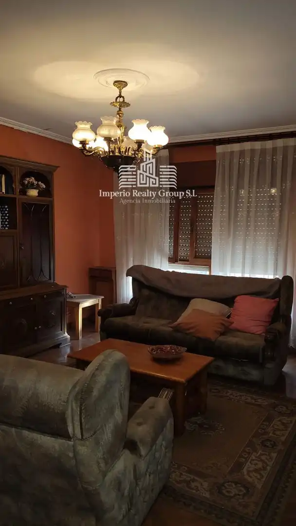 Living room of Flat for sale in Mieres (Asturias)  with Heating, Terrace and Furnished