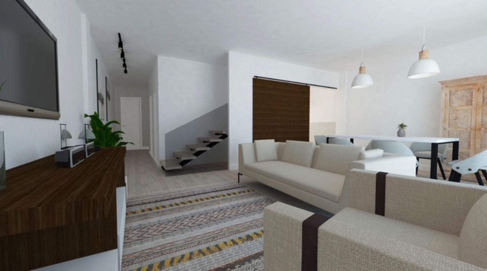 Sala d'estar de Casa o xalet en venda en Santorcaz amb Calefacció