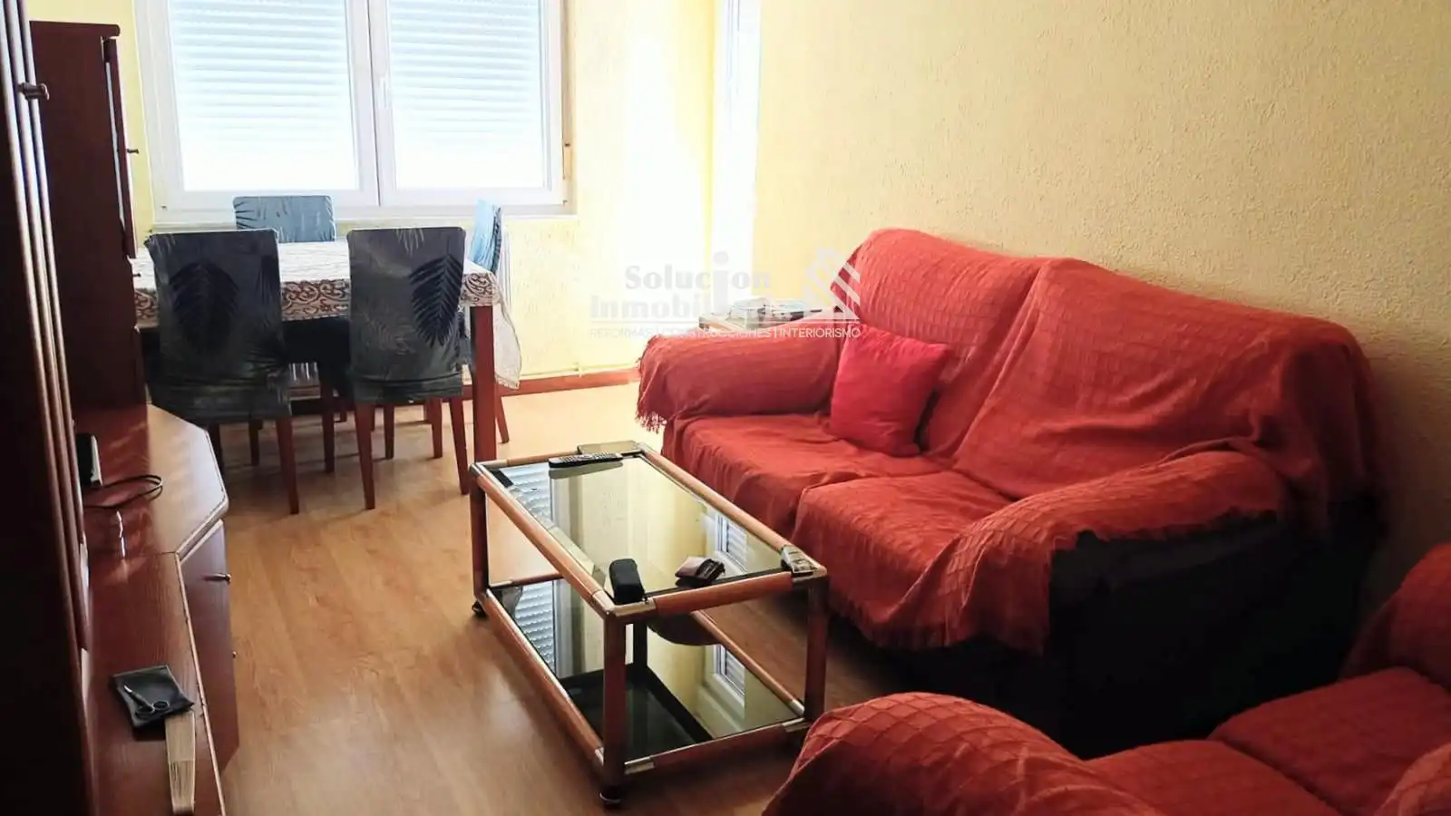Living room of Flat for rent in Salamanca  with Heating, Terrace and Furnished