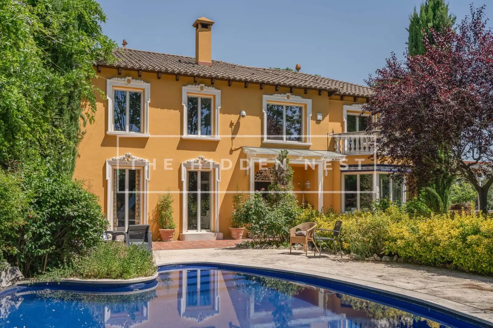 Vista exterior de Casa o xalet en venda en Sant Cugat del Vallès amb Aire condicionat, Calefacció i Jardí privat