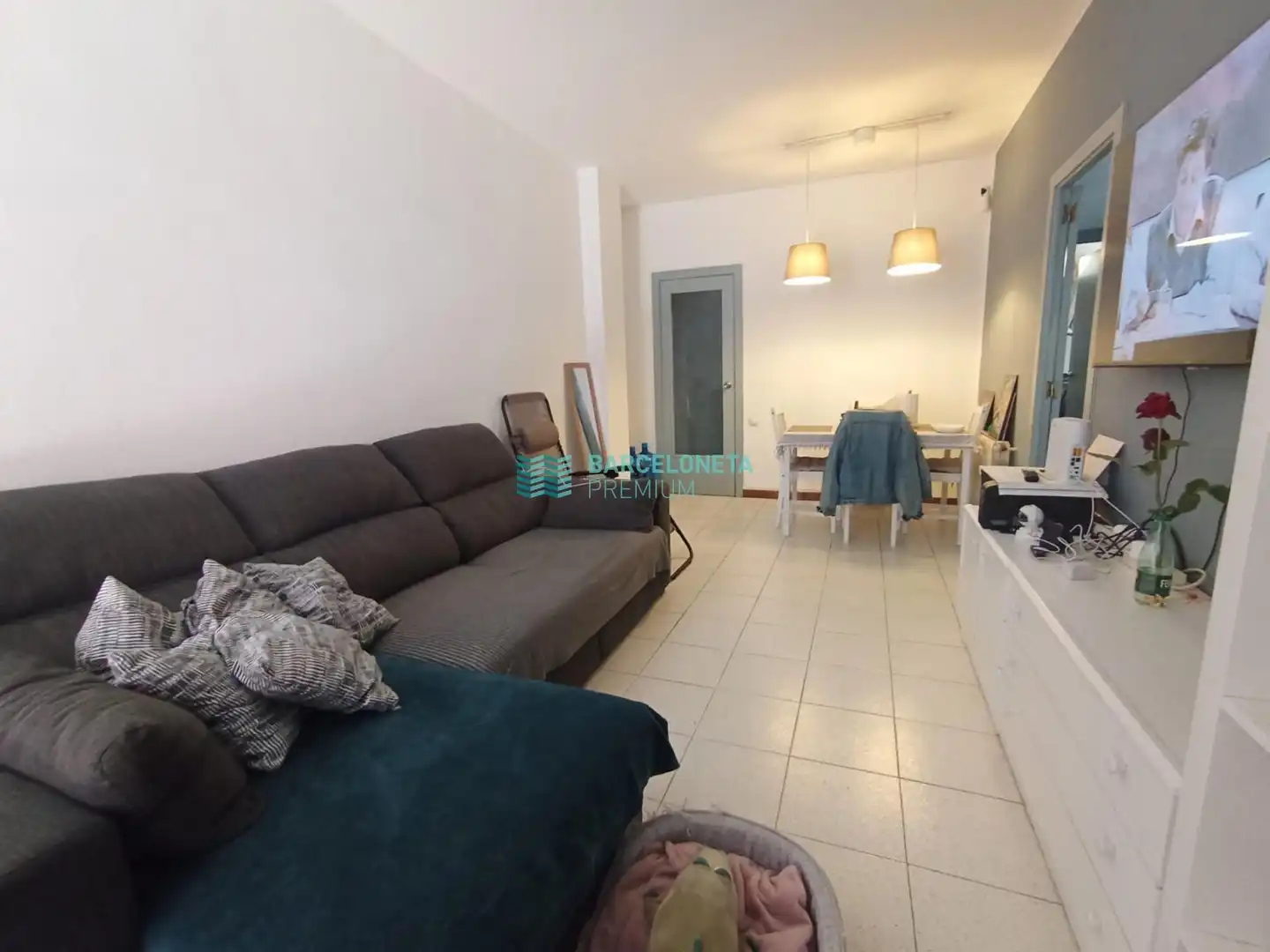 Sala de estar de Piso en venta en Barcelona con Calefacción, Terraza y Alarma