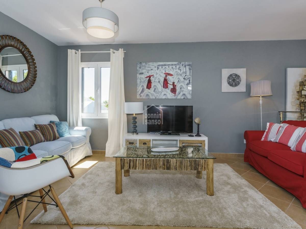 Sala d'estar de Apartament en venda en Ciutadella de Menorca amb Terrassa i Moblat
