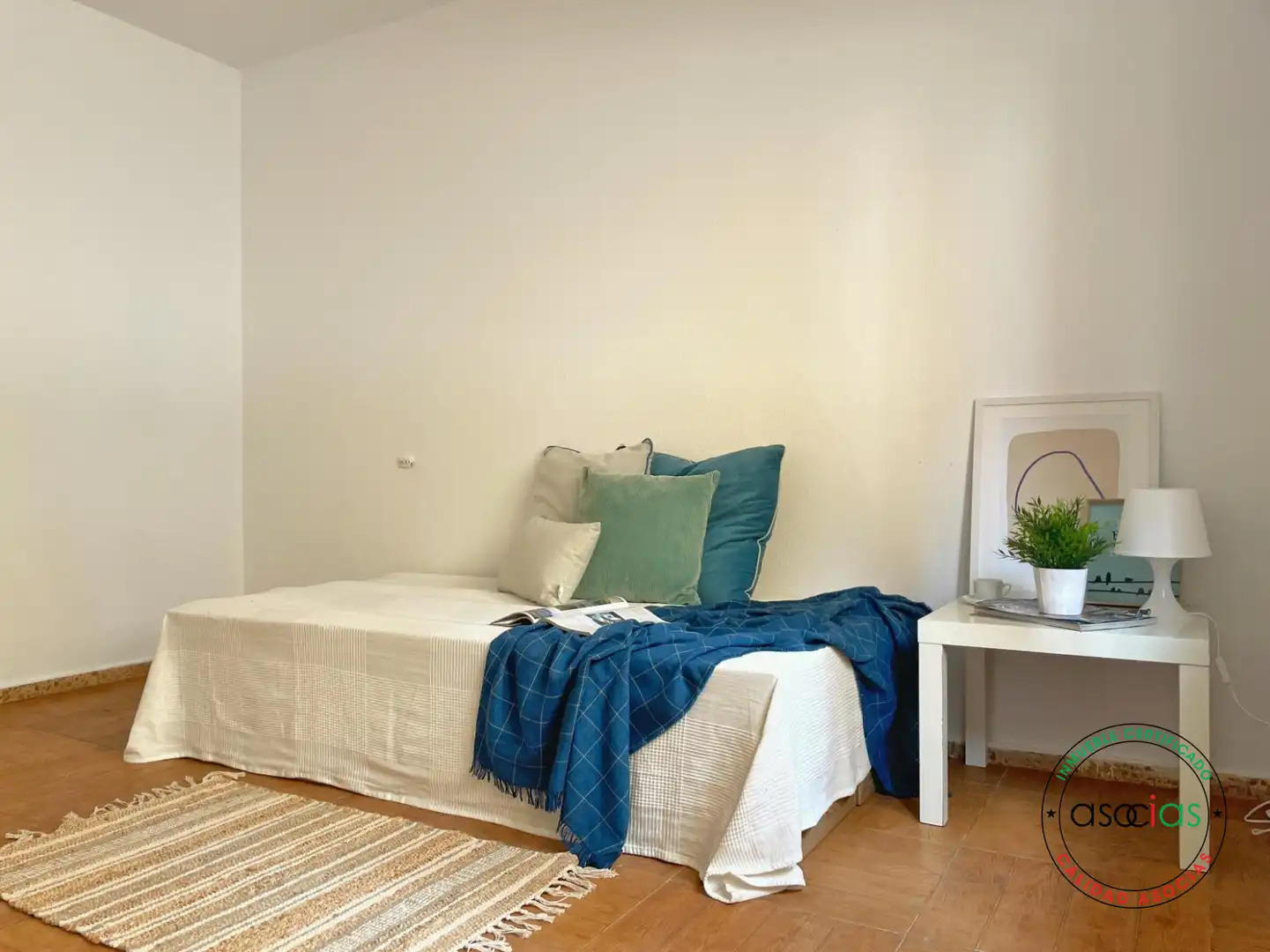 Schlafzimmer von Wohnung zum Verkauf in Gijón  mit Heizung, Parkett und Balkon