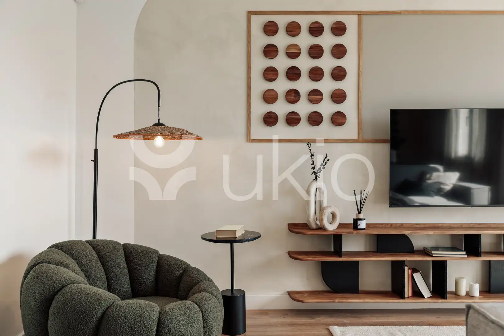 Sala d'estar de Apartament de lloguer en Barcelona amb Aire condicionat, Calefacció i Terrassa