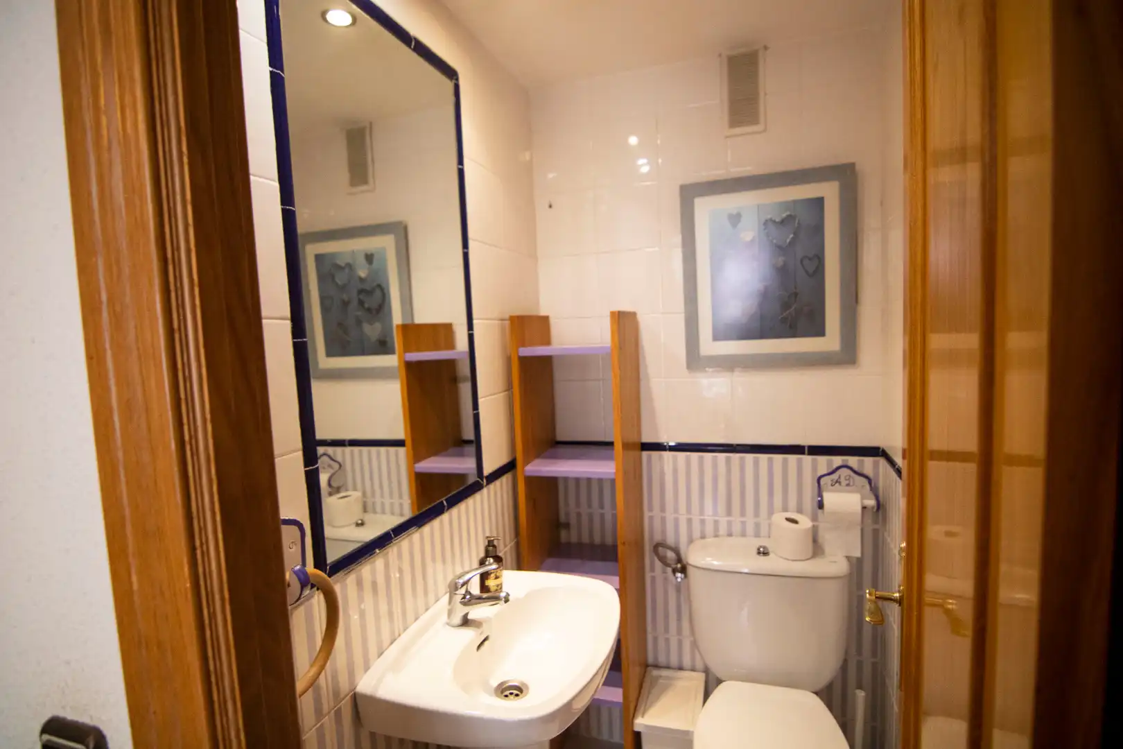 Badezimmer von Wohnung zum Verkauf in Madrid mit Klimaanlage, Heizung und Terrasse