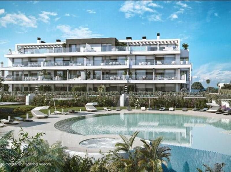 Vista exterior de Apartament de lloguer en Fuengirola amb Aire condicionat, Terrassa i Piscina