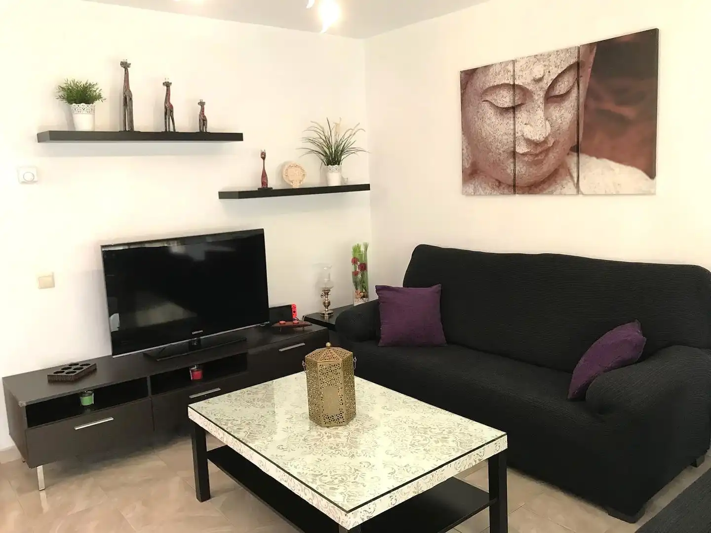 Sala de estar de Casa adosada en venta en Méntrida con Calefacción
