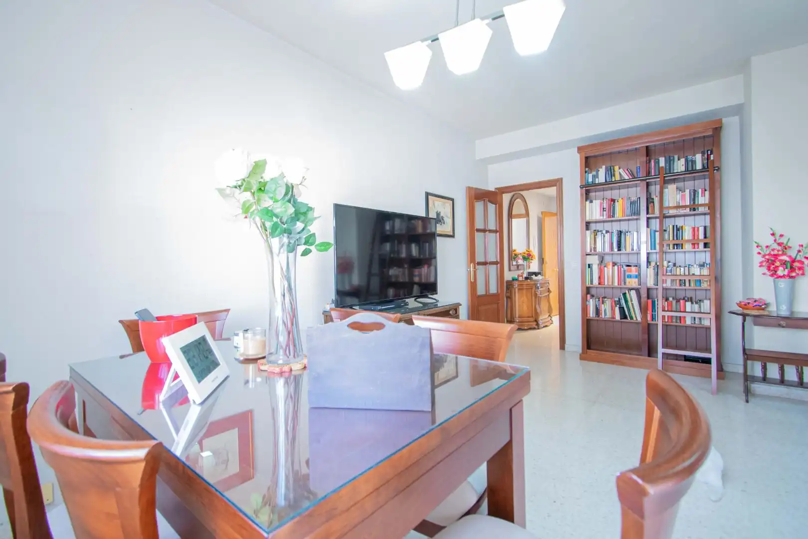 Dining room of Flat for sale in Sevilla  with Air Conditioner, Heating and Terrace